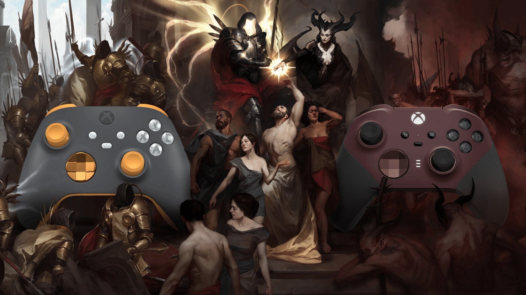 《暗黑4》分享Xbox手柄diy配色：地狱天堂你选哪个-第0张