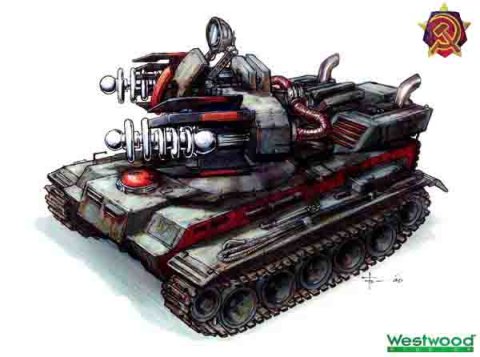 【PC游戏】红警2原版苏军装甲作战单位简介-第6张