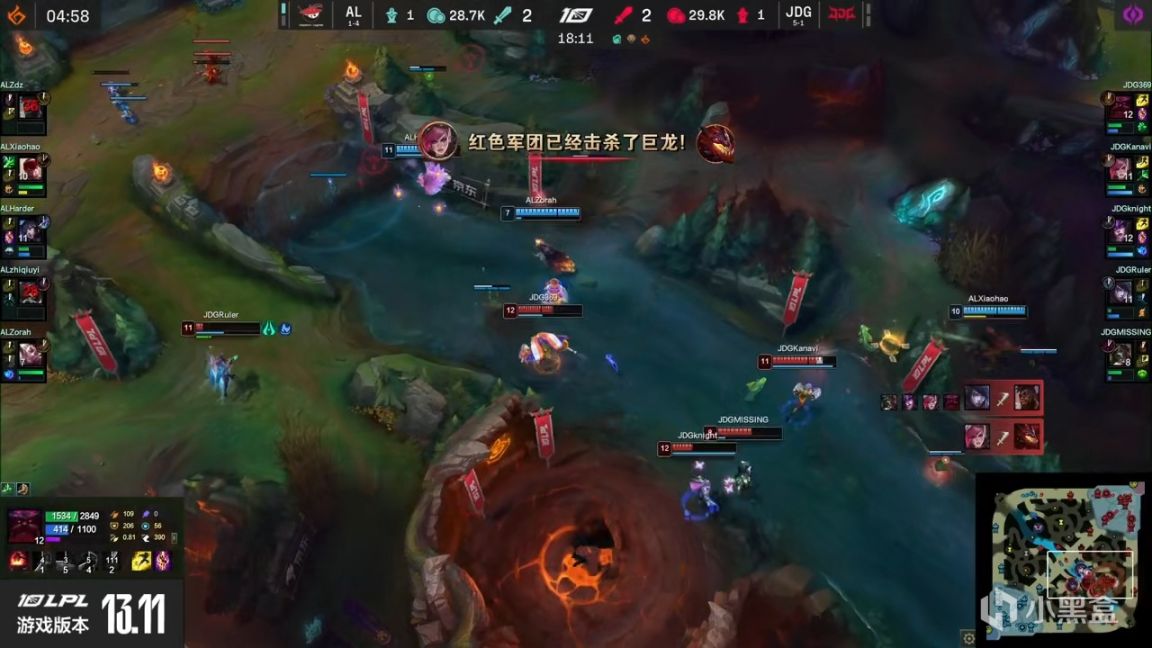 【英雄联盟】LPL夏季赛：369奥恩扳回一城！JDG 1-1 AL！-第4张