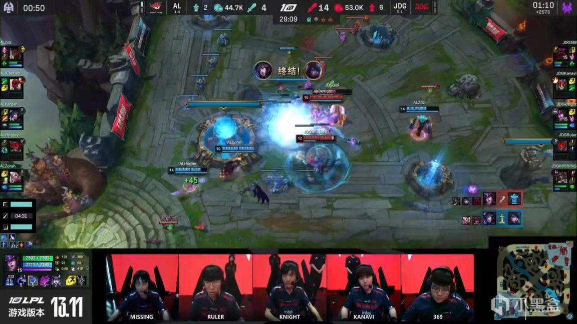 【英雄联盟】LPL夏季赛：369奥恩扳回一城！JDG 1-1 AL！-第6张