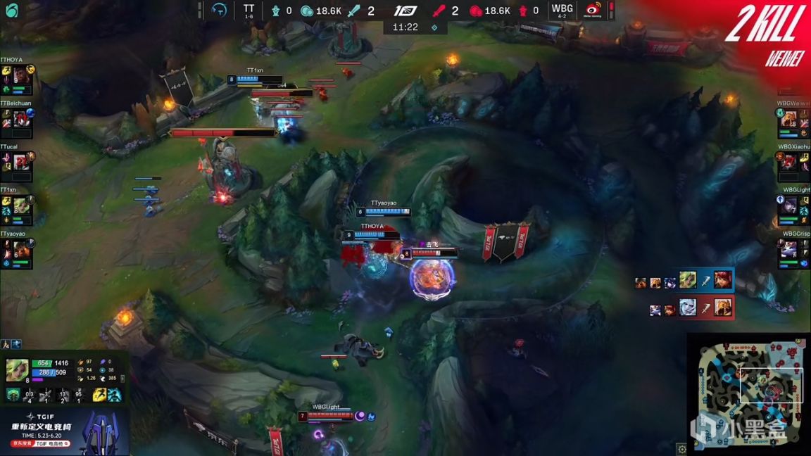 【英雄联盟】LPL夏季赛：Light月男终结比赛！WBG 2-0 TT！-第4张