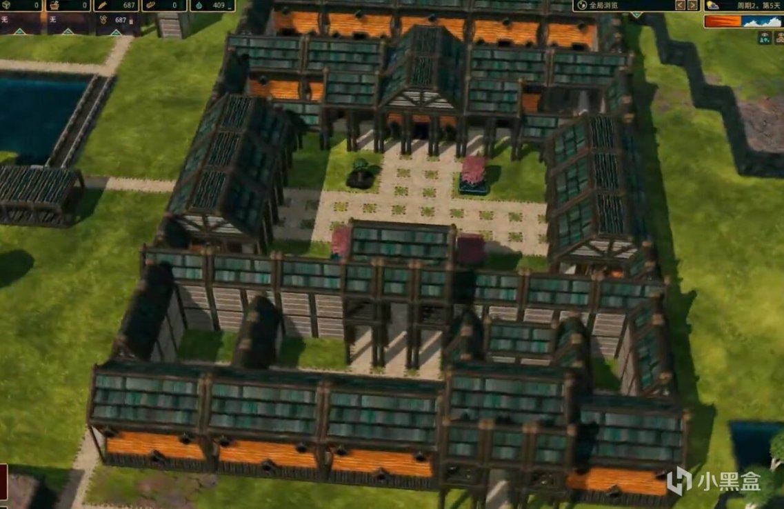 【PC游戏】海狸浮生记，狸友带领铁牙们在海岛家园修建出了“四合院”