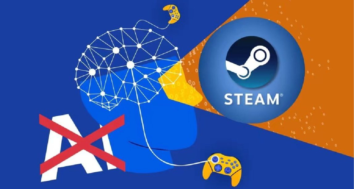 V社禁止由AI生成的遊戲上架Steam