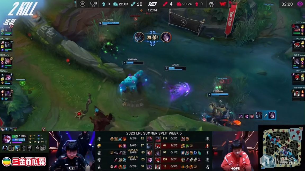 【英雄聯盟】LPL夏季賽：Uzi薇恩雙C爆炸輸出！EDG 2-1 WE！-第5張