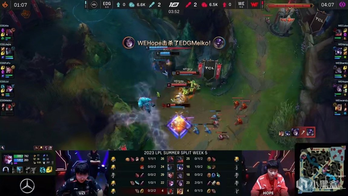 【英雄聯盟】LPL夏季賽：Uzi薇恩雙C爆炸輸出！EDG 2-1 WE！-第3張