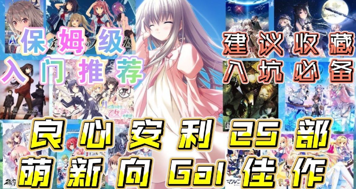 良心安利25部適合萌新入坑的高質量Galgame佳作！總有一款適合你!