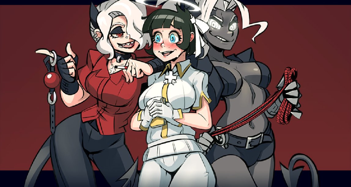 征服世界，征服妹子 （《Helltaker》評測-裏世界版本）