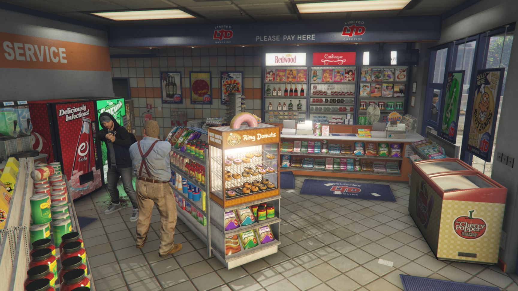 【俠盜獵車手5】[GTA Online] 隨機事件“商店搶劫”簡要