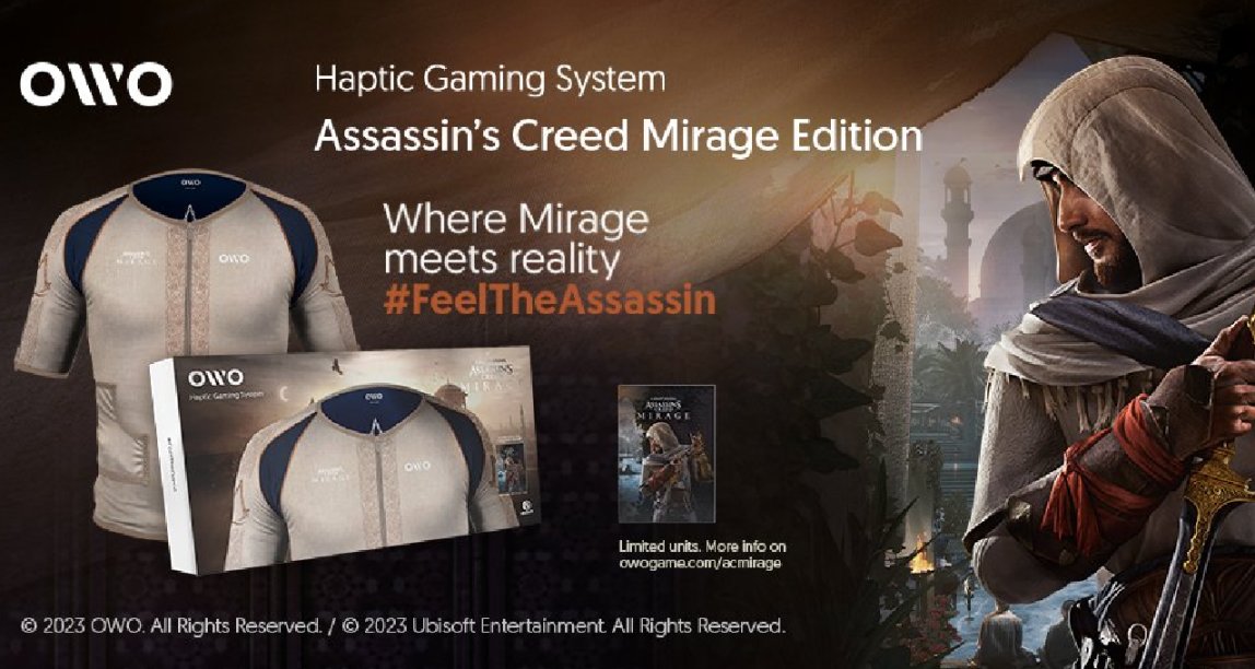 《刺客信條：幻境》款OWO觸覺套裝今日公佈