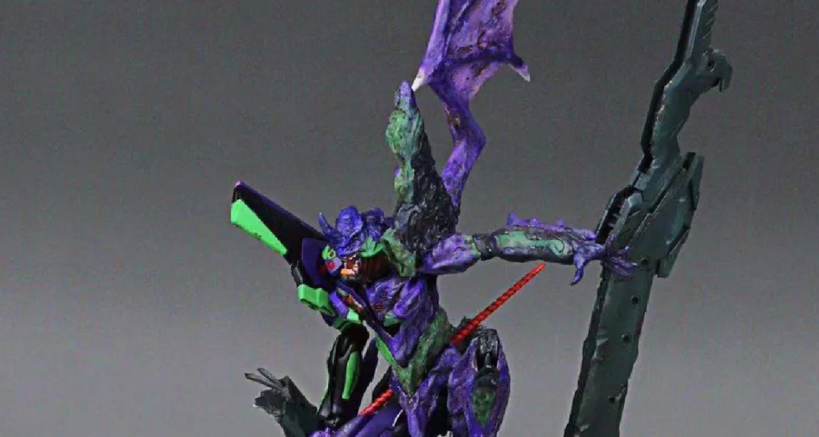 EVA初號機模型增加翅膀改造“惡魔侵蝕”