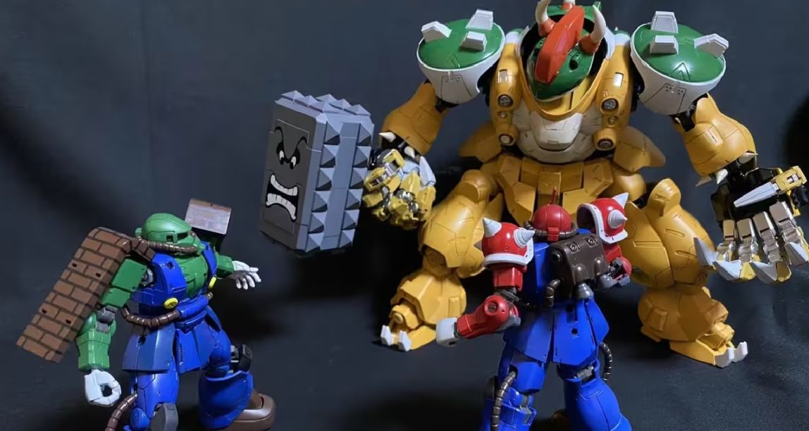 扎古馬里奧兄弟大戰古辛高達庫巴