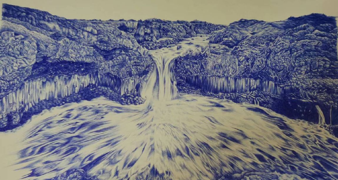 圓珠筆臨摹過程分享！