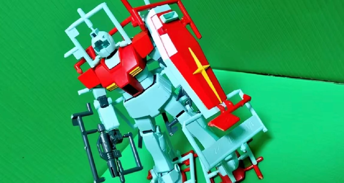 高达模型创意玩法，带流道的吉姆