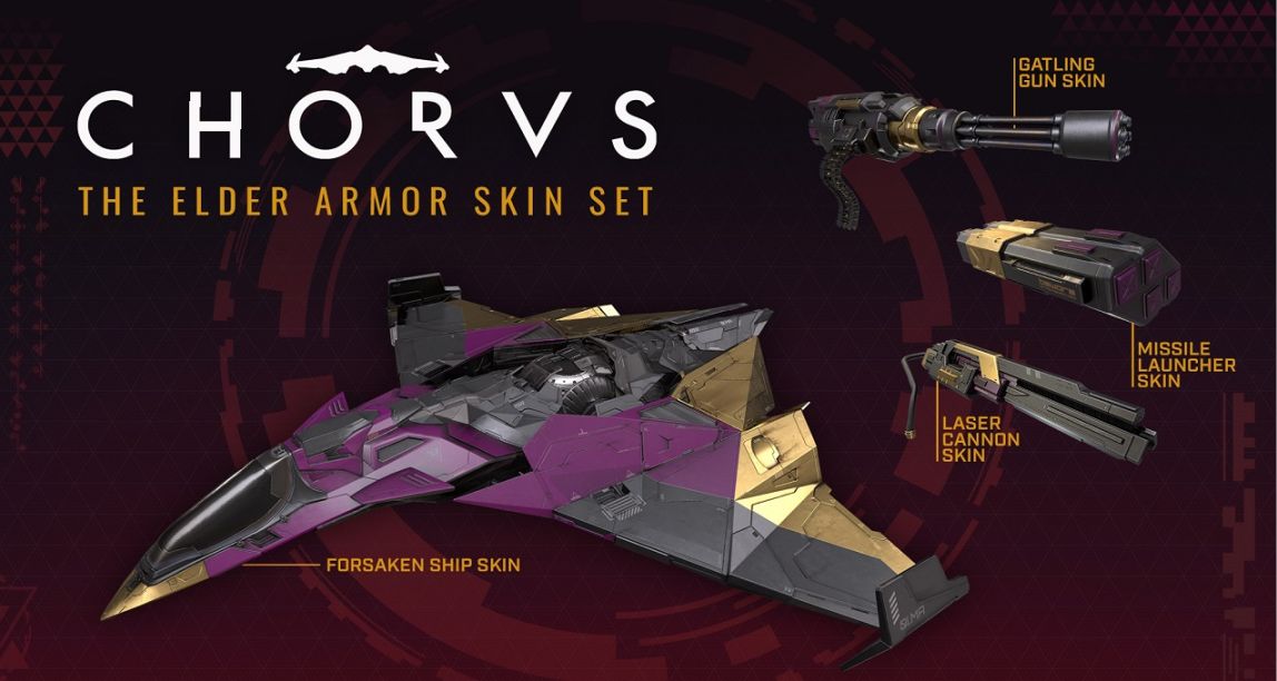 【Steam】免费领取《Chorus》DLC「The Elder Armor Skin Set」