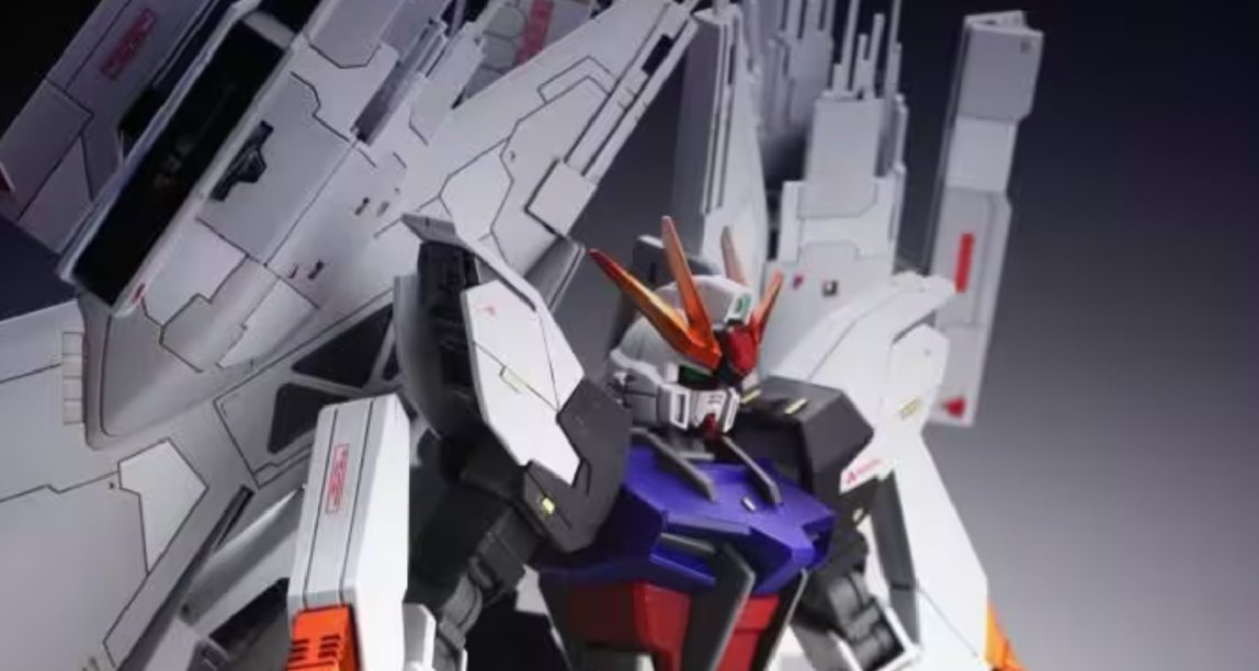 高層大氣圈專用的大型強襲揹包，創制強襲高達模型