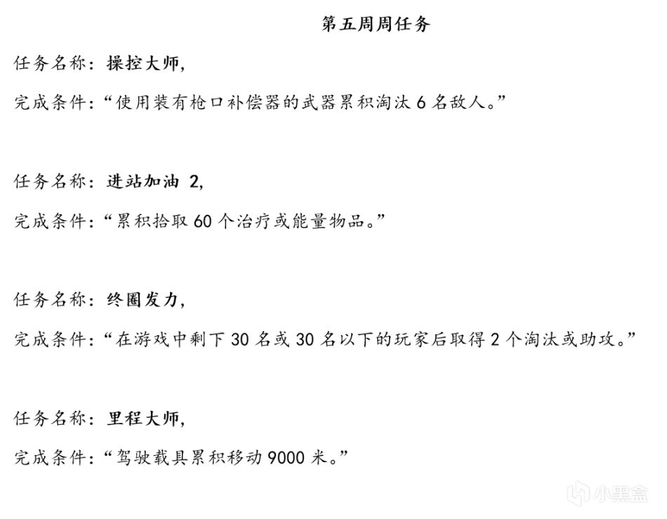 【绝地求生】#25.1版本爆料 阿斯顿马丁通行证的周任务以及挑战任务提前揭晓-第4张