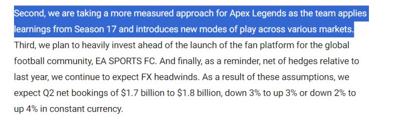 【Apex 英雄】EA财报称Apex在S16大获成功但S17表现低迷，将继续投资扩张市场-第2张