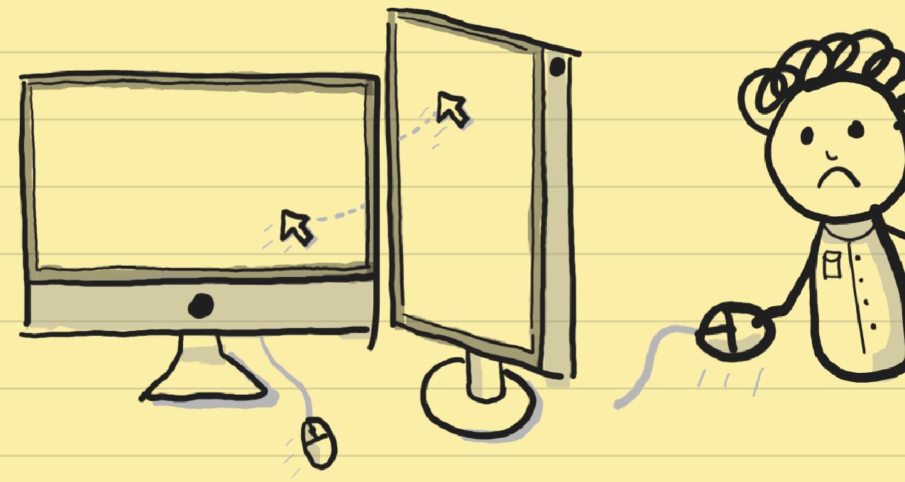 《漫談軟件-02》一款免費Win軟件，在多屏模式中解決鼠標跨屏亂跳