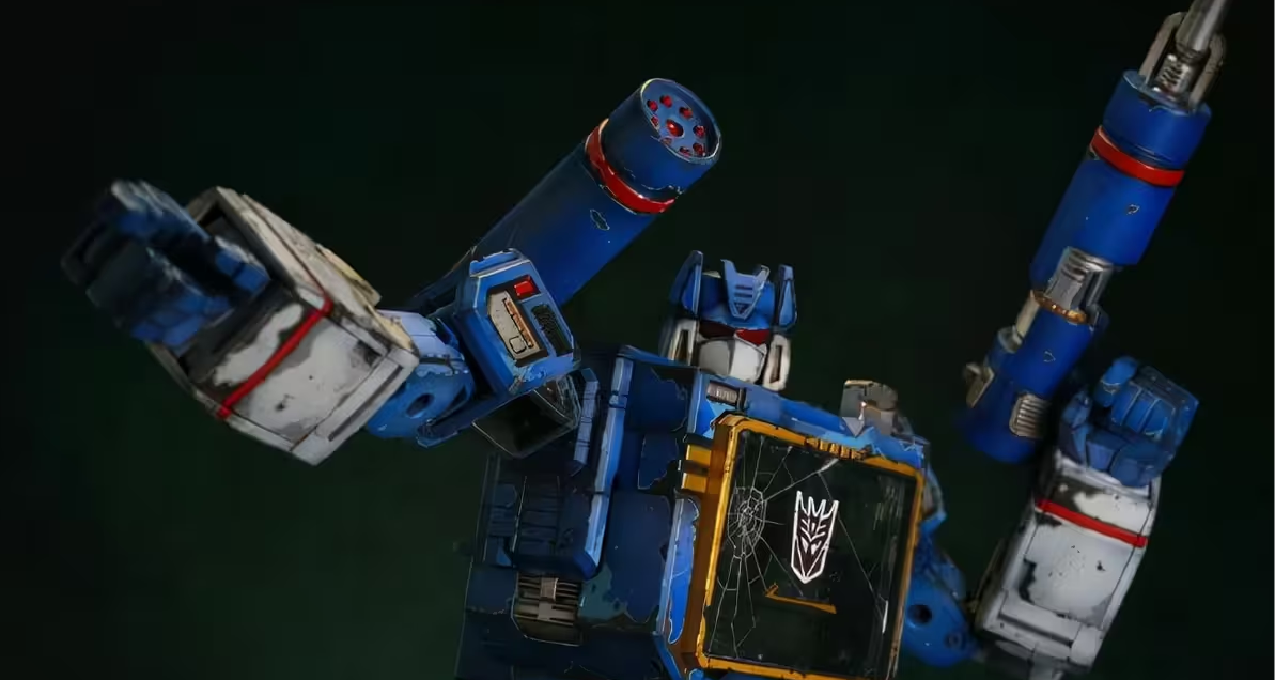 变形金刚声波2.0模型，旧化涂装