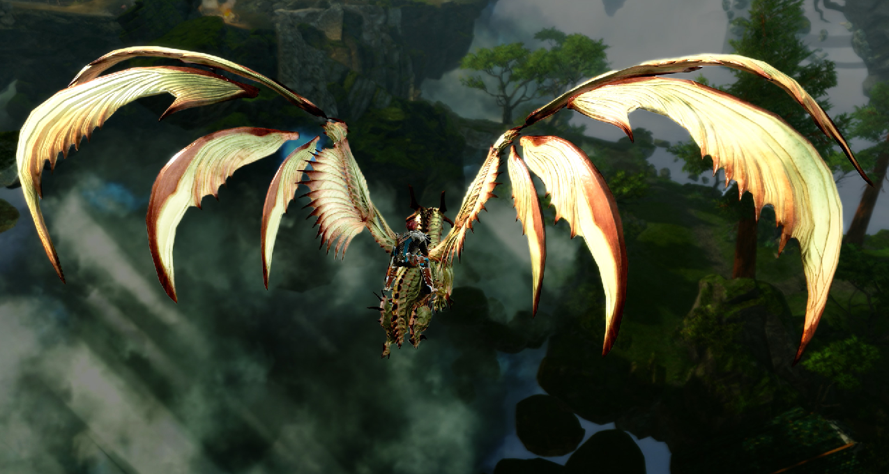 《激戰2》天界之謎與飛天鱗龍空中漫舞