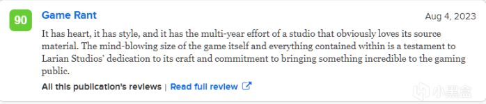 《博德之門3》已成為2023年綜合評分最高的遊戲，沒有之一！-第4張