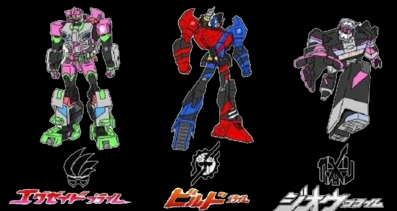 變形金剛與假面騎士混搭設計