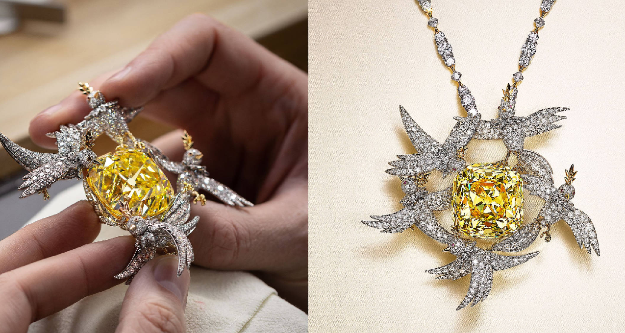 【珠宝介绍01】奥黛丽·赫本戴过的Tiffany Diamond蒂芙尼传奇黄钻