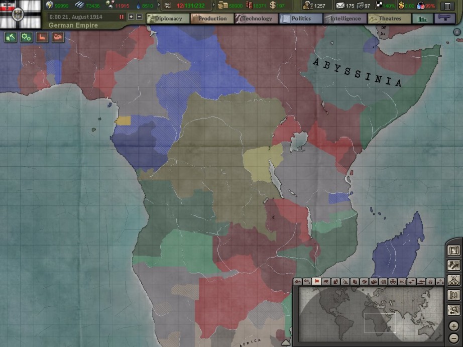 【PC游戏】钢铁雄心3一战mod：德国1914战报-第16张