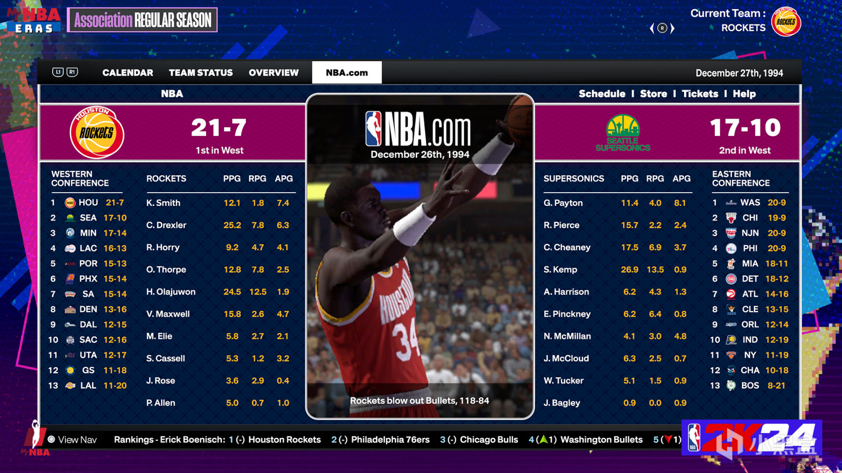 【PC遊戲】NBA 2K24 今日公佈了次世代主機端籃球聯盟和WNBA的更新內容-第1張