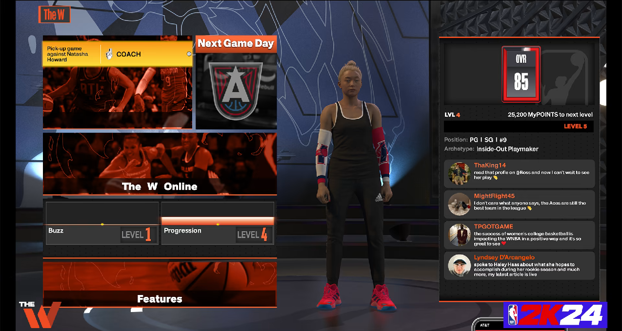 【NBA2K24最新爆料】THE W 女籃玩法