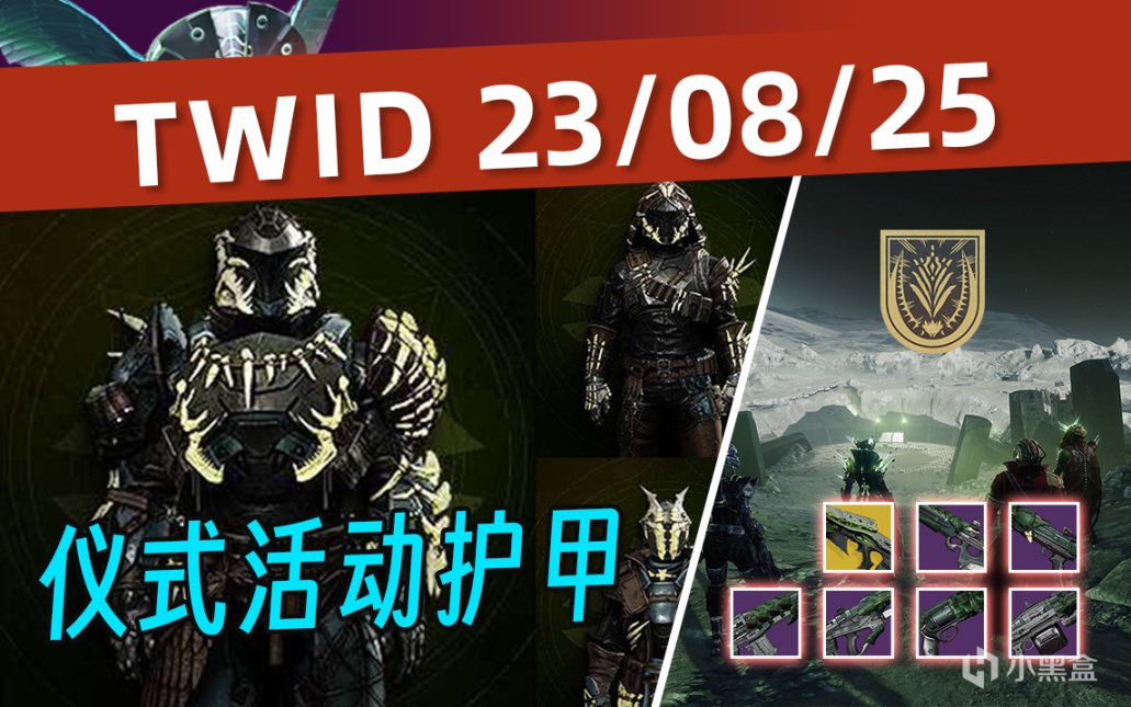 《BUNGIE週報 23/08/25》配裝下週修復丨儀式護甲丨英傑獎勵復出