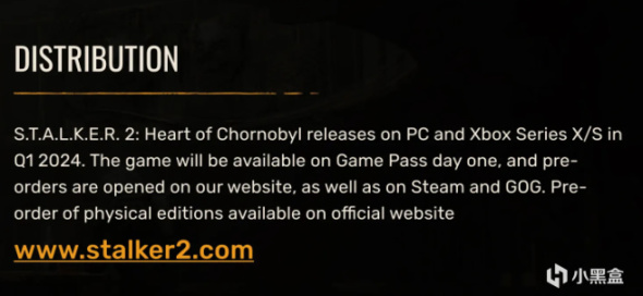 《潜行者 2》官方宣布游戏跳票至2024年发布-第1张