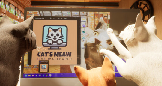 【PC游戏】云养猫！Steam新作“桌面养猫模拟器”9月15日推出-第1张