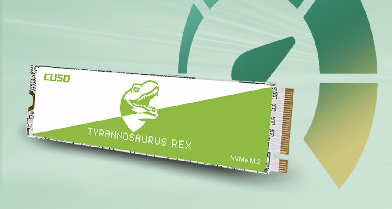 長江晶圓PCIe 4.0 SSD最佳性價比出爐，酷獸霸王龍每GB僅售2毛錢