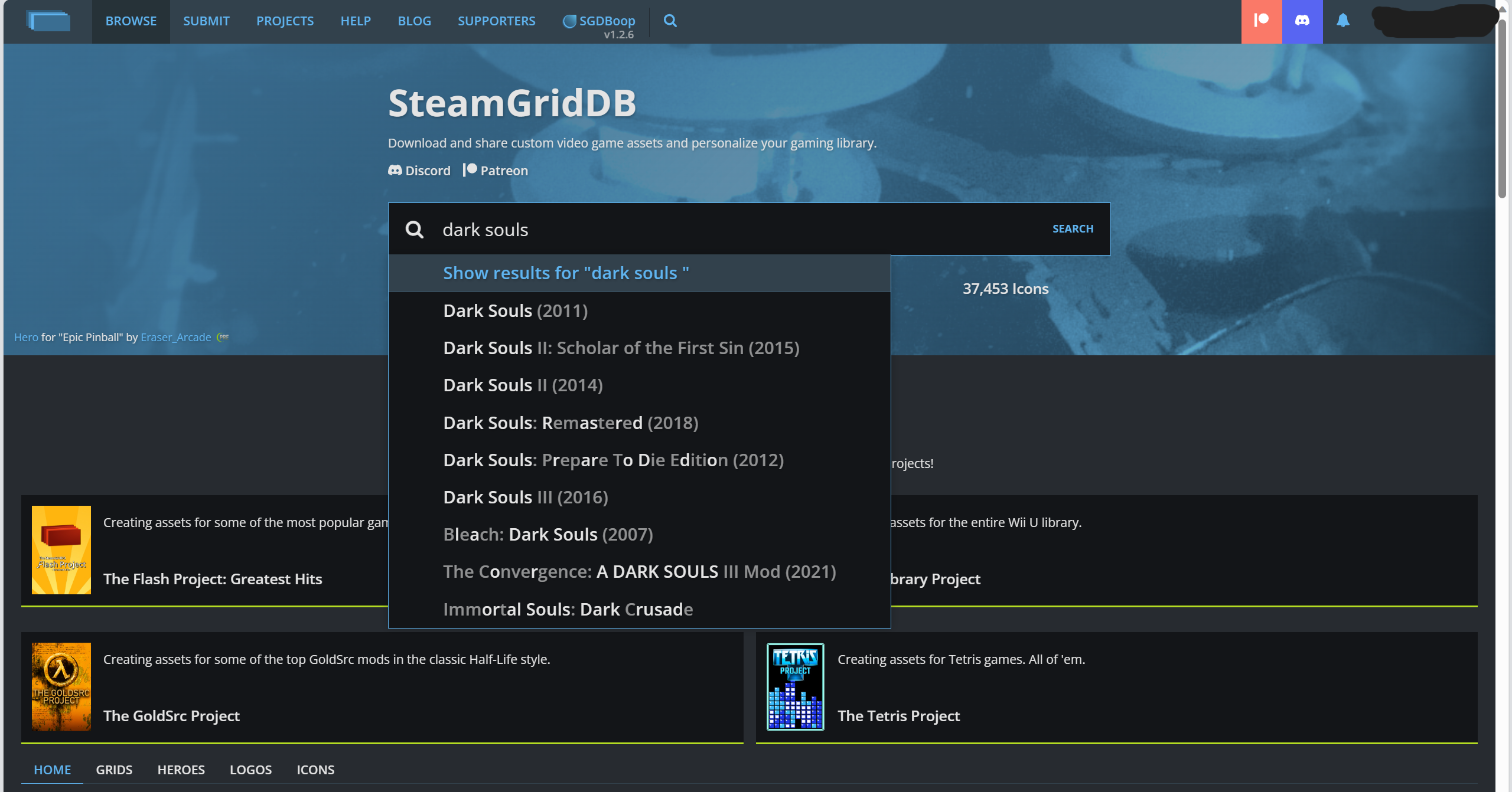 【PC游戏】简单的steam库存自定义艺术作品：SteamGridDb-第2张