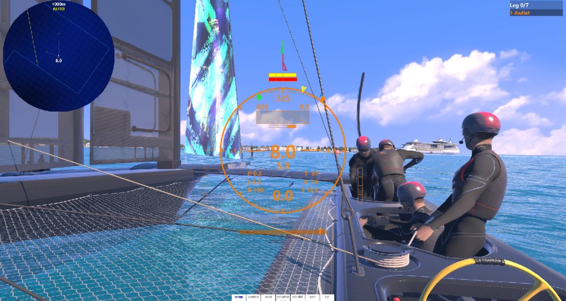 大家先來學學怎麼開帆船，省的以後買了不會開。