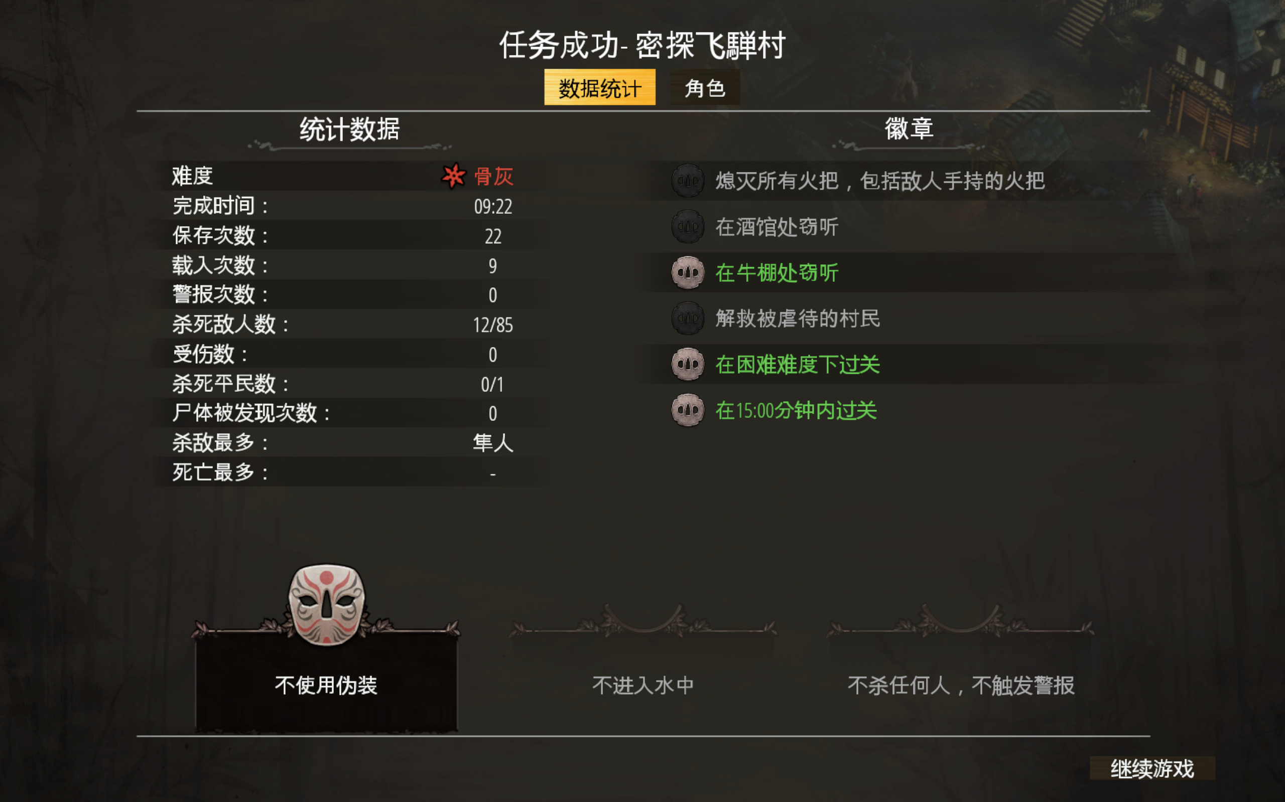 【PC遊戲】將軍之刃:影子戰術全成就攻略五:密探飛騨村-第24張