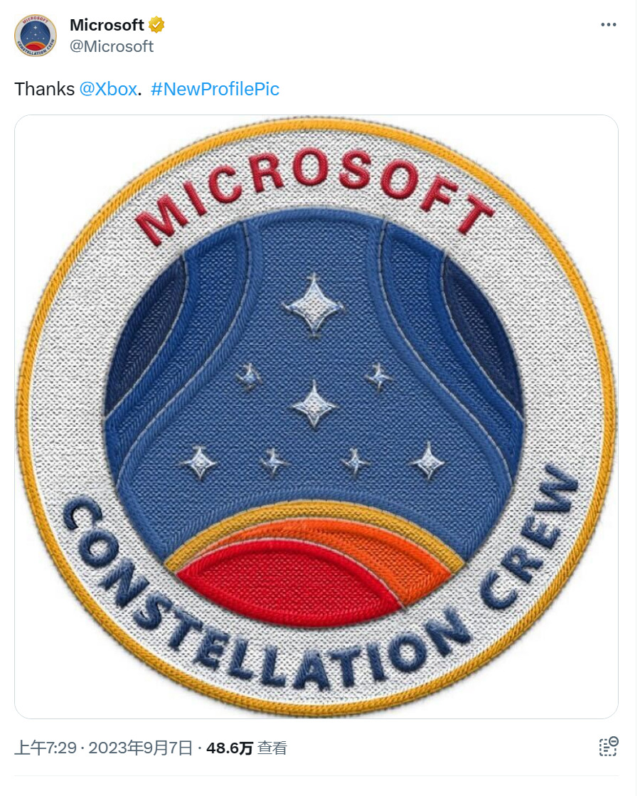 【PC遊戲】"感謝你帶來了《星空》!"微軟官推發文感謝Xbox帶來了《星空》-第0張