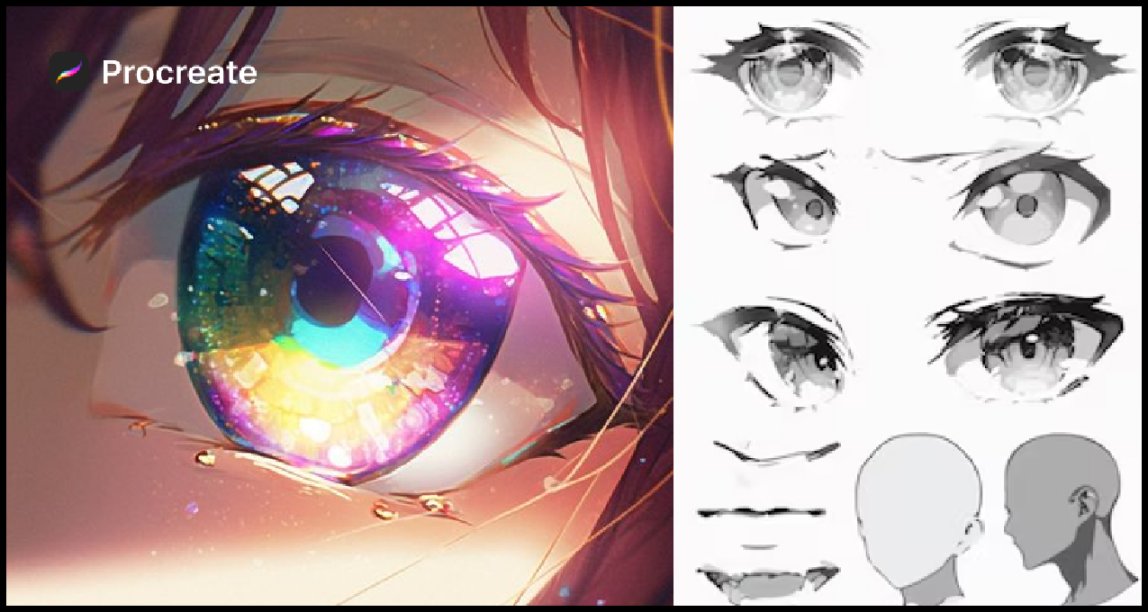 高質量繪畫素材：120+Procreate動漫畫筆