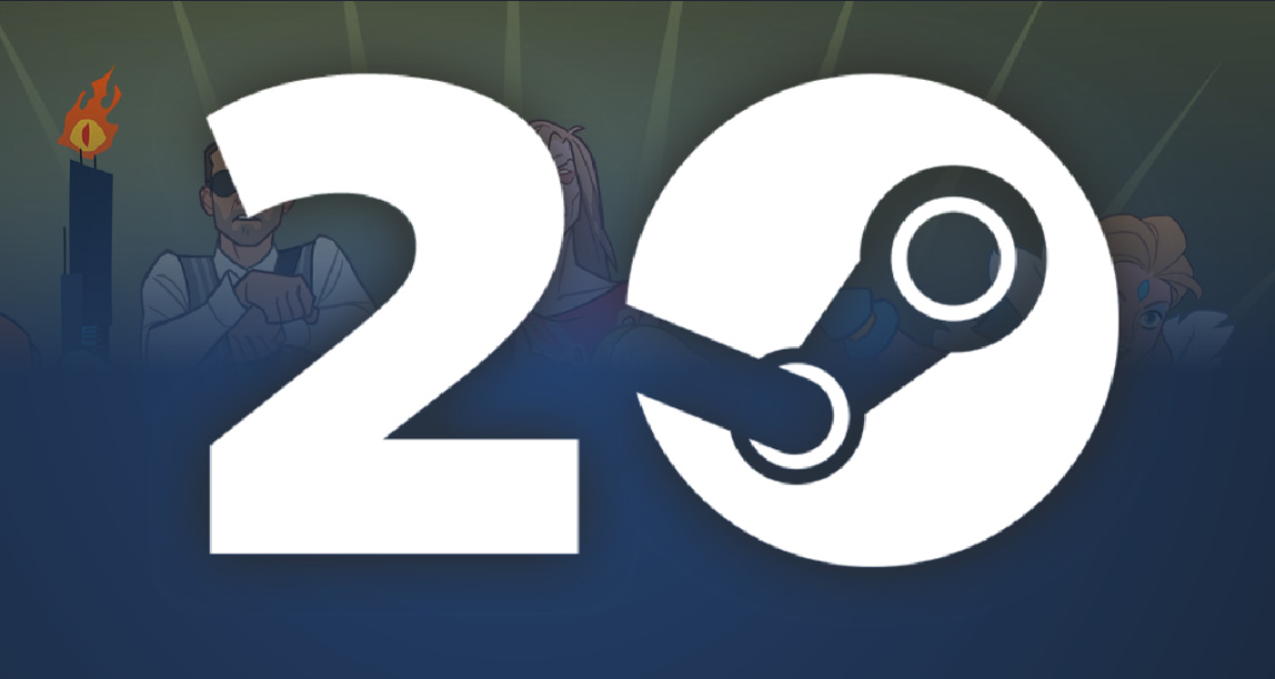 贺！Steam庆祝20周年，推出0.7折Valve骨折大礼包