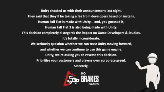 【PC游戏】游戏开发者们对Unity新收费政策的锐评：Unity重新定义了价格歧视-第18张
