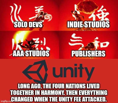【PC游戏】游戏开发者们对Unity新收费政策的锐评：Unity重新定义了价格歧视-第55张