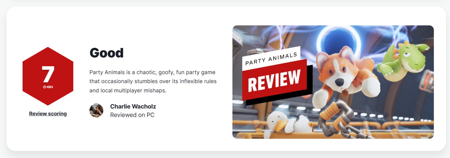 《猛兽派对》媒体评分解禁：IGN7分,M站媒体综合评分78分-第1张