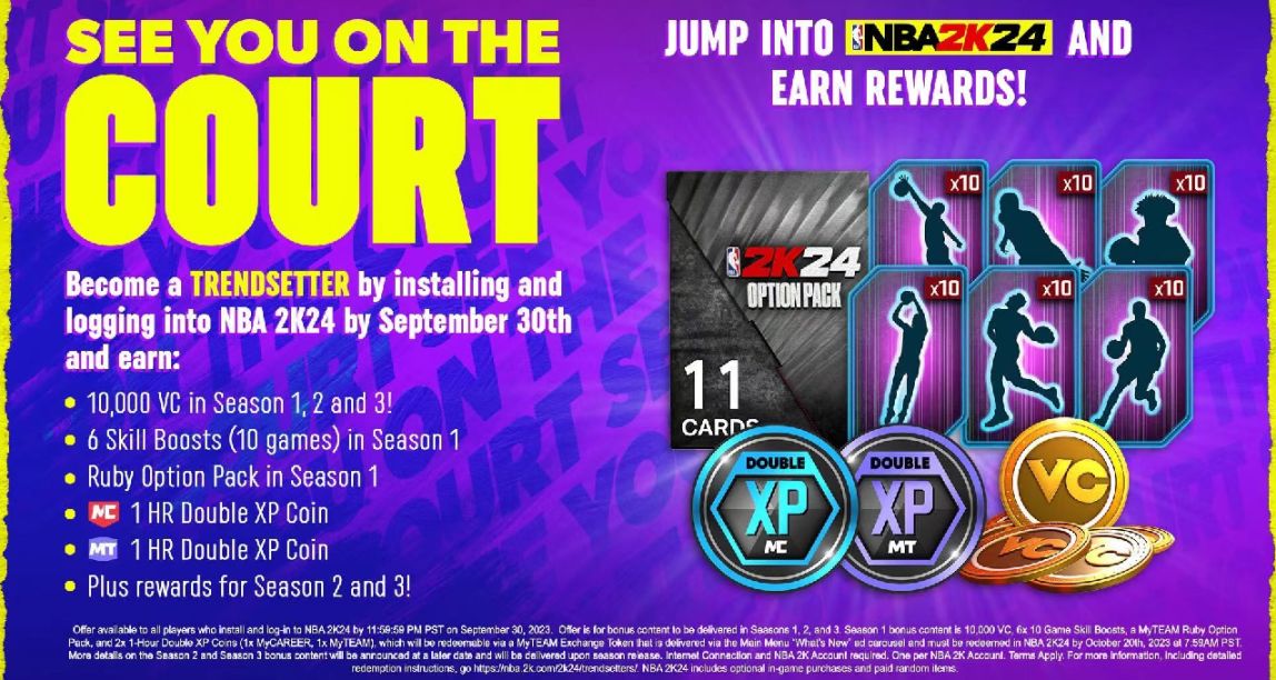 【新卡預告】2K24正視差評？開始挽救口碑？白送金幣和球員了！