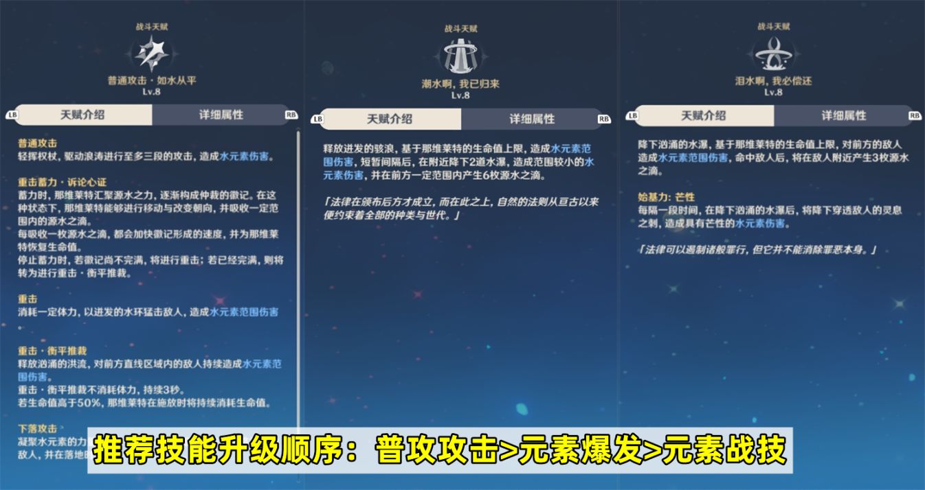 【原神】那维莱特培养攻略，武器平替可选试作金珀，一命提升很关键-第1张