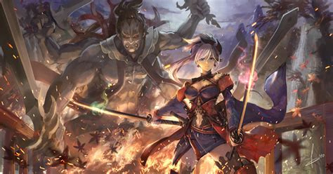 【多图】《Fate Samurai Remnant》 武藏相关艺术作品一览（1）-第23张