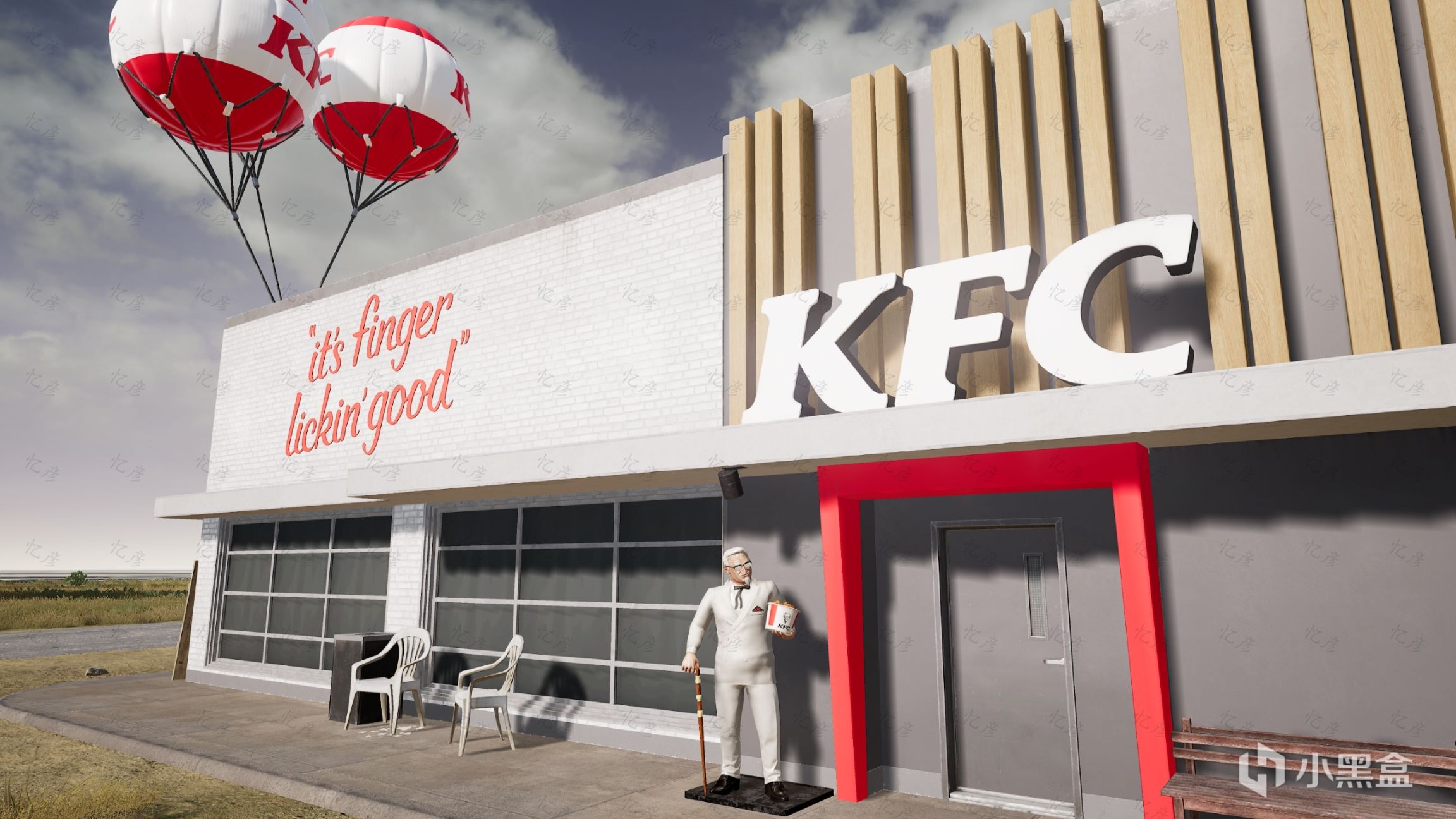 【绝地求生】26.1版本测试服抢先看 艾伦格加油站变KFC餐厅 实拍图-第5张