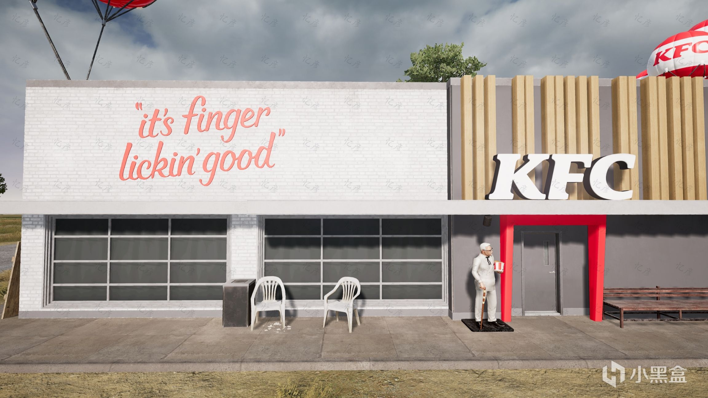 【絕地求生】26.1版本測試服搶先看 艾倫格加油站變KFC餐廳 實拍圖-第6張