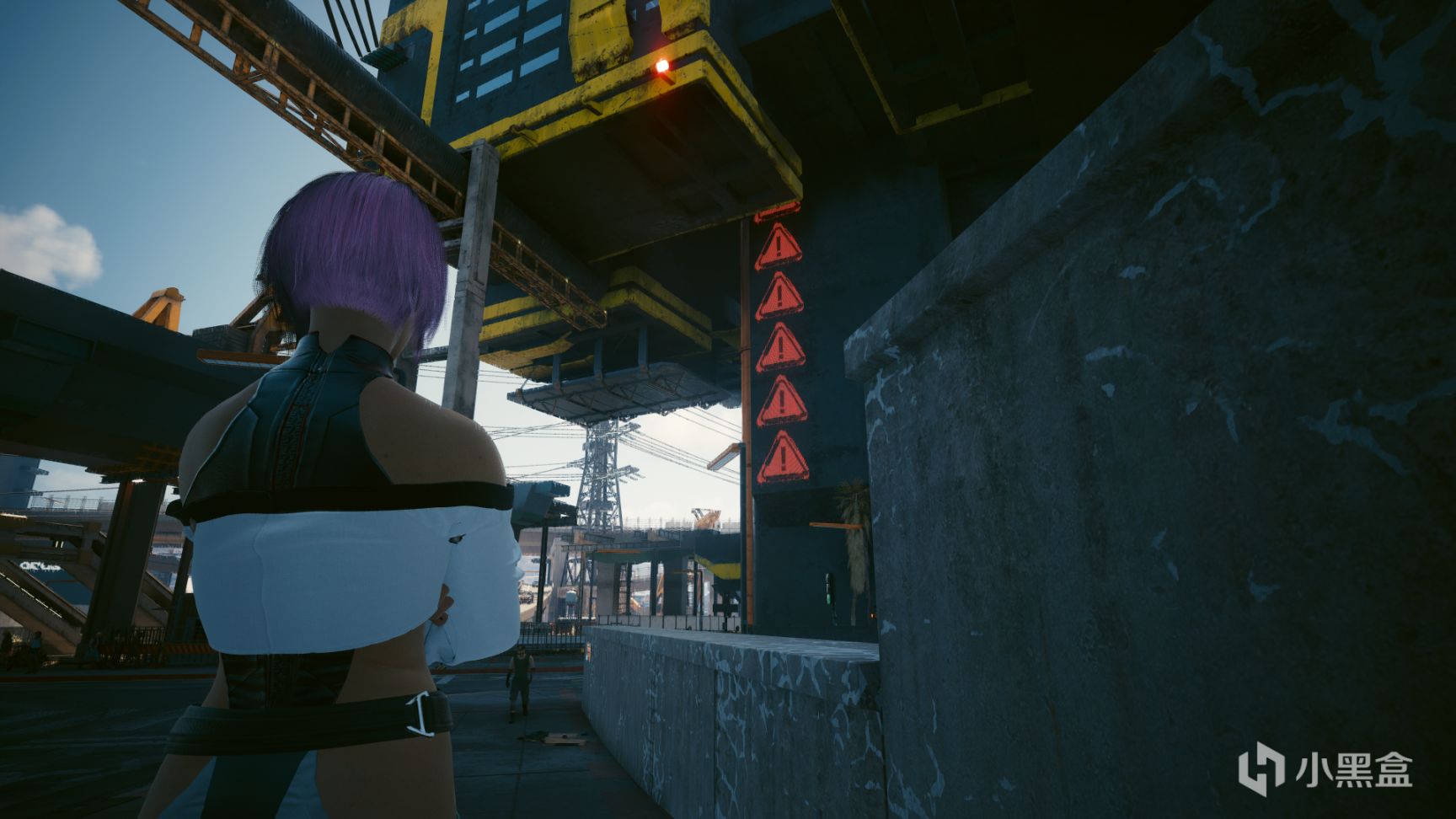 【PC游戏】带露西在《赛博朋克2077》游戏中重游边缘行者场景-第2张