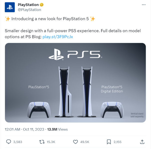 【主機遊戲】難繃，新版PS5官方宣傳圖居然有單詞拼寫錯誤